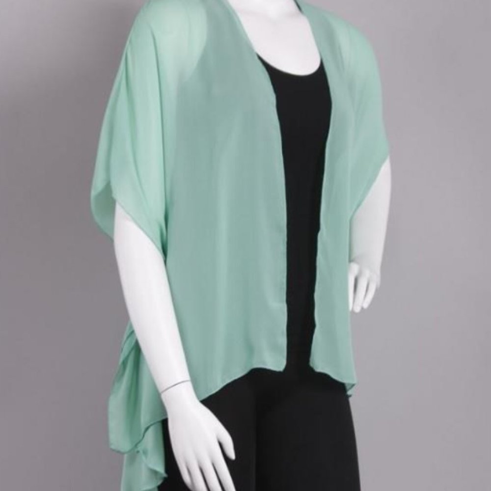 NWOT Mint Sheer Open Cardigan XL